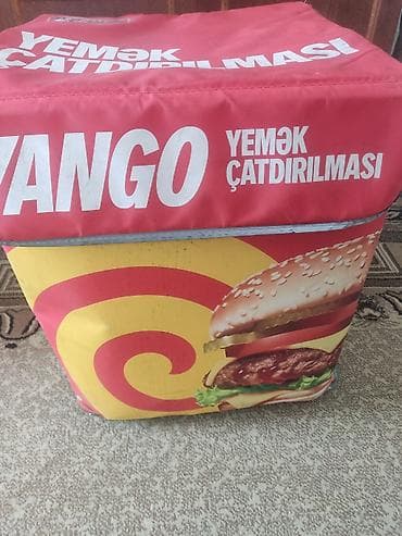 https:promo.bizon.az: Yemək çatdırılması üçün termal çanta - Brend/üzərində yazı: YANGO – — 1
