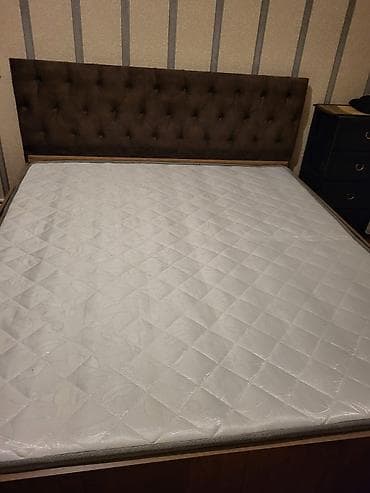 salon üçün mebel: İki nəfərlik yataq dəsti - Ölçü: təxmini 2m x 2.20 sm (şəkillərə — 4