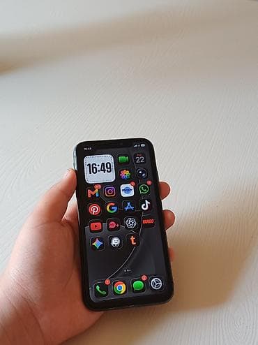 philips xenium 9@9h: IPhone 11, 128 GB, Qara, Zəmanət, Sənədlərlə, Simsiz şarj — 3