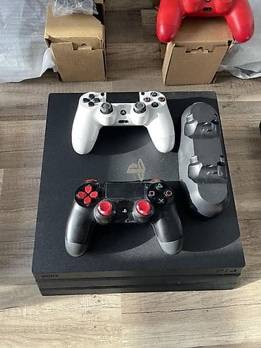 PlayStation 4 Pro oyun konsolu dəsti Komplekt: - PS4 Pro (1TB, 4K — 2