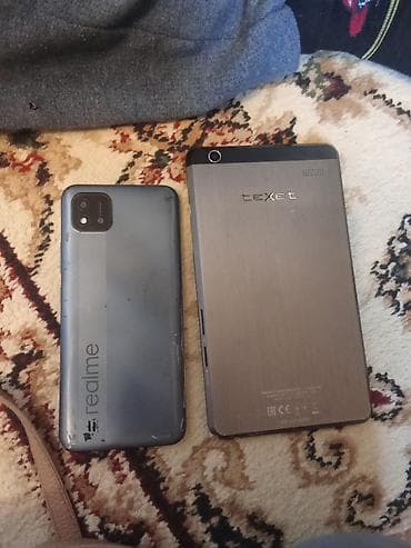 philips xenium x703: Realme 32 GB, rəng - Boz, Qırıq — 3