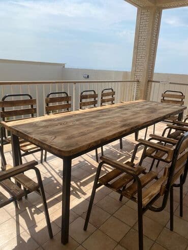 kafe restoran: Yeni, Açılmayan, Kvadrat masa, 4 stul — 7