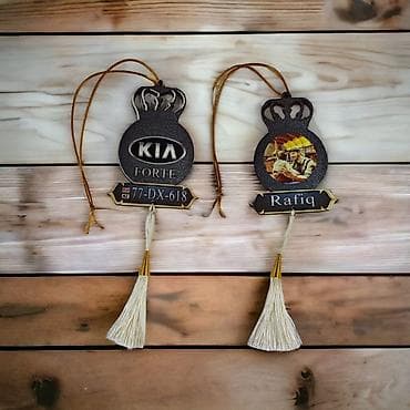 vito aksesuarlar: Avtomobil üçün asılqan,brelok.taxtadan istenilen dizaynda hazırlanır — 4