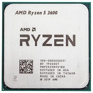 komputer notebook: AMD Ryzen 5 3600 prosessor - Arxitektura: Zen 2, 7nm - Nüvə/Sap: 6 — 1