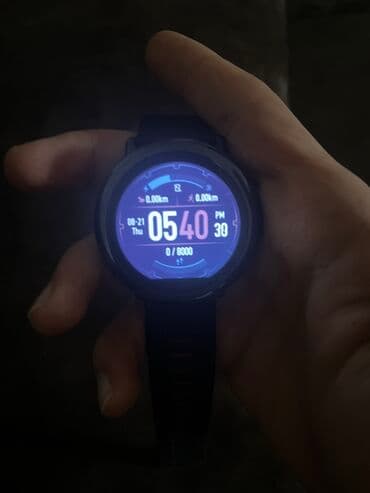 amin f1 qarpız toxumu: İşlənmiş, Smart saat, Amazfit, Аnti-lost, rəng - Qara — 1