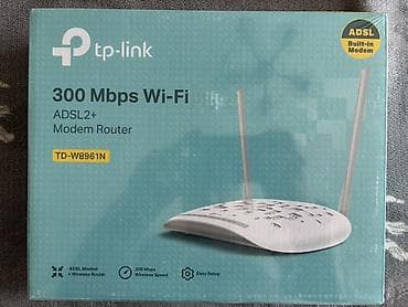 TP-Link TD-W8961N – 300 Mbps Wi‑Fi ADSL2+ Modem Router Xüsusiyyətlər