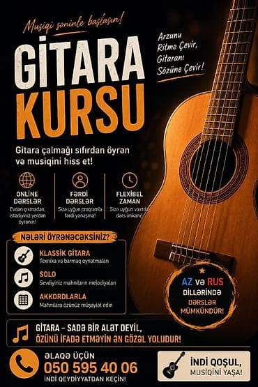 gitara kursu: Gitara çalmağı öyrənmək istəyirsən? — 1