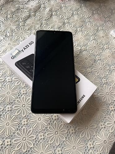 playstation 2 hdmi: Samsung Galaxy A33 5G, rəng - Qara, Barmaq izi — 3