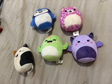 3d uşaq futbolkaları: Oyuncaq kolleksiyası – müxtəlif fiqurlar və yumşaq oyuncaqlar dəsti — 1