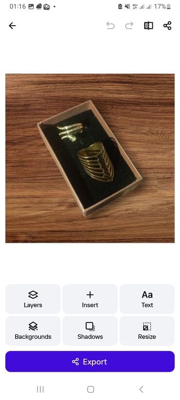 каталог ювелирных изделий в баку: Zərgərlik dəsti – müxtəlif aksessuarlar - Qızılı rəngdə enli — 1