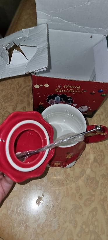 kilo ver чай: Кружки, цвет - Красный, Керамика, 1 шт., 300 мл — 4