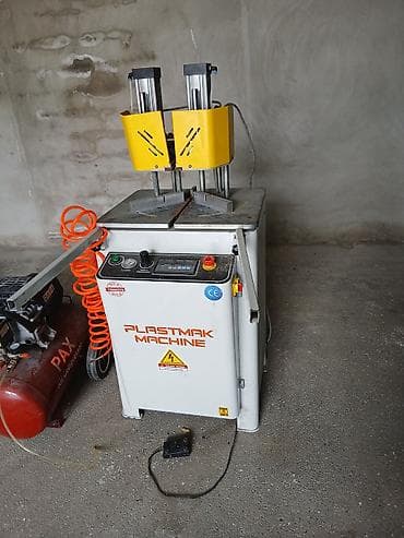 PLASTMAK MACHINE – PVC/Alüminium üçün iki başlı künc kəsmə aparatı -