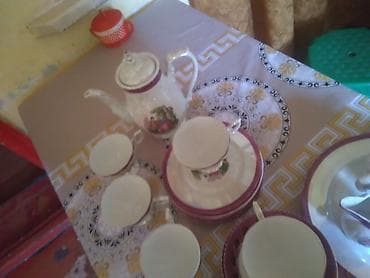 karton qutu aliram: Çay dəsti, rəng - Ağ, Farfor — 7