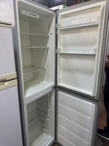 Техника для кухни: Б/у 2 двери Beko Холодильник Продажа, цвет - Серебристый — 2