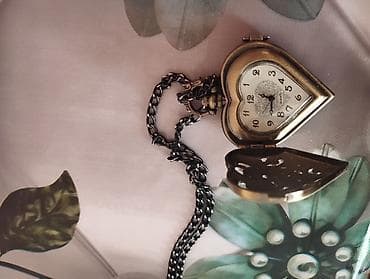 kordinal sep: Ürünün təsviri: - Ürək formalı, qapaqlı kolye-saat (lövhəli medalon) — 2