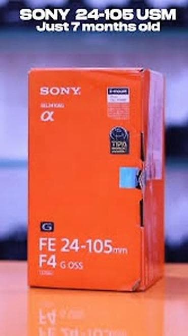 Elektronika: Sony FE 24-105mm F4 G OSS (SEL24105G) obyektiv - Tam kadr Sony — 1
