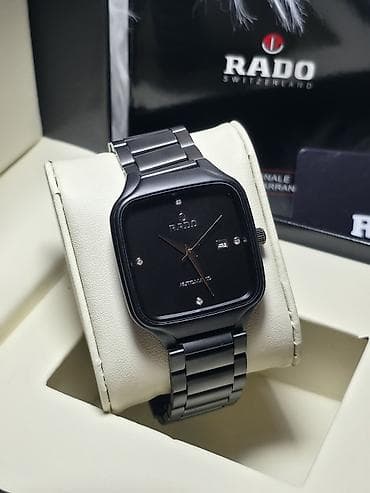 kisi nisan uzukleri 2019: Yeni, Qol saatı, rəng - Qara — 1