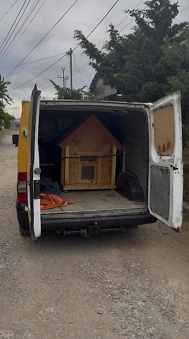 ev iti: Taxta it evi - Material: keyfiyyətli təbii ağac (taxta panellər) — 9
