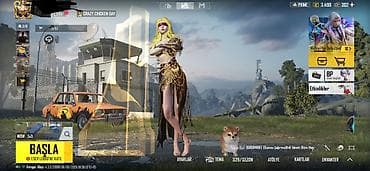 Salam PUBG MOBILE HESABI Hesabda S4 S5 Saçları alınıb hesab Destansı