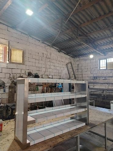 qapi demir qapi seyf qapi: Paslanmayan poladdan 4 mərtəbəli servis/daşıma arabası - Material — 5
