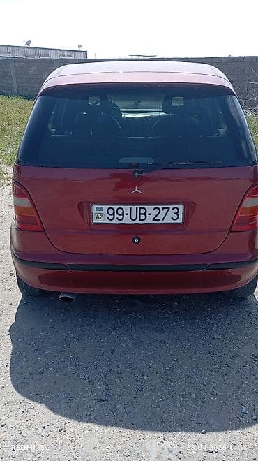 e39 guzgu: Mercedes-Benz A-Class (W168), qırmızı rəng, hetçbek gövdə — 5