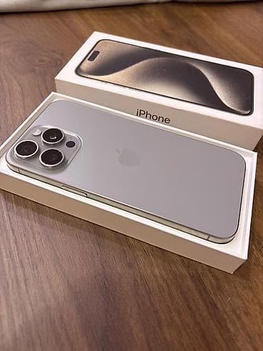 IPhone 15 Pro, Natural Titanium, Face ID — 6