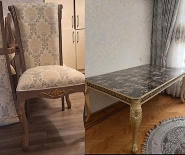 malazya mebel: ✅Mermer teksturali acilan masa desti ideal veziyyetde cox seliqeli 2 — 1