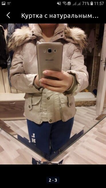 Toy paltarları və aksesuarları: Kurtka tülkü mexi ilə,36-38,əla vəziyyətdədir — 2