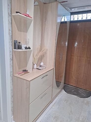 siyirməli şkaf: 2 qapılı, Güzgülü, Digər rəng, Digər material, Açılan, Düz dolab — 4