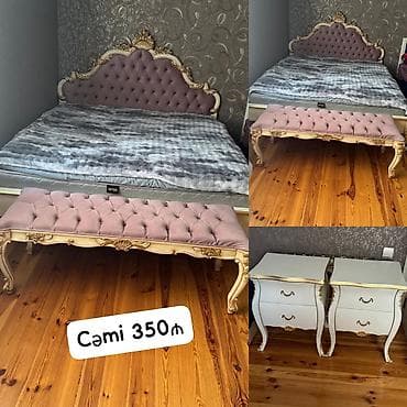 İkinəfərlik çarpayı, 2 tumba, İşlənmiş