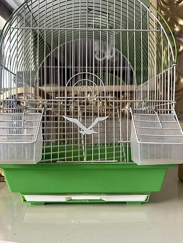 Balıqlar: Quş qəfəsləri və aksesuar dəsti Tərkib: - 2 ədəd metal telli, plastik — 3