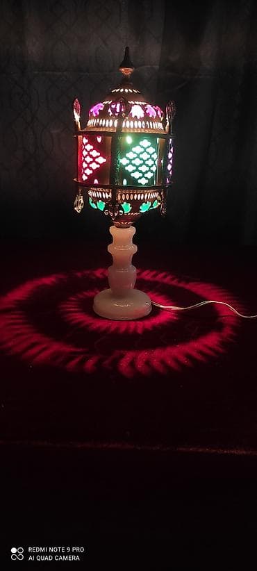 masa üsdü: Şərq üslubunda antik - təqribən 1950-1970 çi illərə aid gözəl stolüstü — 4