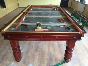 стол бильярдный: - Bilyard masalarının təmiri, parçaların, rezinlərin, luzaların — 4