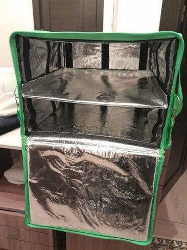 Soyuducu avadanlığı: Bolt Food termal çatdırılma çantası - Rəng: yaşıl, Bolt Food loqolu - — 2