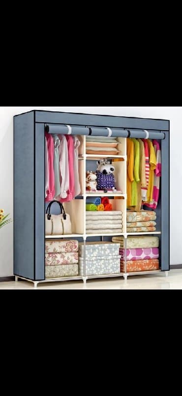 demir şkaf: Yeni, 2 qapılı Düz dolab, Qarderob, paltar dolabı — 1