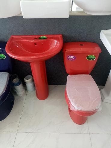 unitac: Unitaz ve tulpan desti. Qırmızı rəng. Dest sekilde satilir. Rusiya — 2