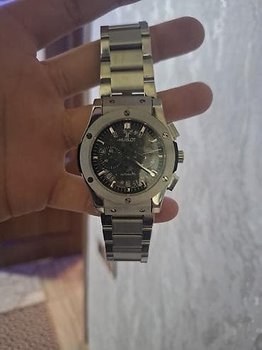 gumus qolbaqlar kisi ucun: Наручные часы, Hublot, цвет - Черный — 7
