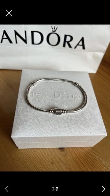 pandora üzük qiymetleri: Məhsul: Pandora orijinal qolbaq - Model: Klipsli klassik charm — 3