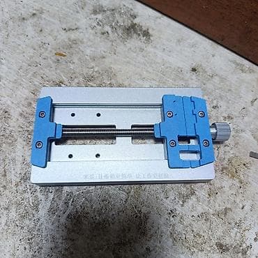 Тиски: Telefon və saat təmiri üçün dəqiq fiksasiya qurğusu / mini sıxac — 3
