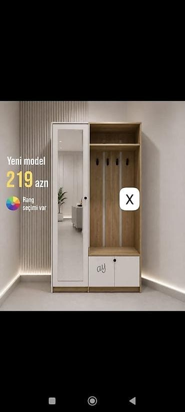 Dəhliz üçün çoxfunksiyalı asılqan-dolap sistemi - Yeni model - lalafo.az -da Dəhliz üçün çoxfunksiyalı asılqan-dolap sistemi - Yeni model -