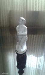 Купальщица, фарфор, лфз, ссср, 1950-60-ые. высота 11,5 см