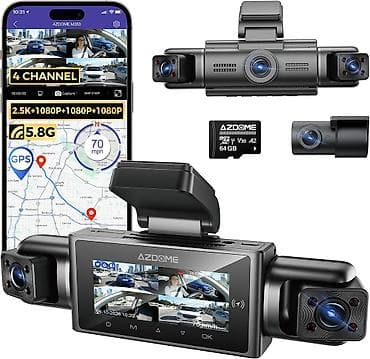 video reqstrator: Videoqeydiyyatçı Azdome M350 AZDOME M350 – 4 Kanallı 360° Avtomobil — 1
