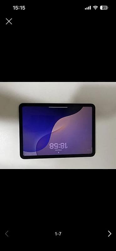 Apple iPad: Apple iPad A16 11Inch. Bir neçə ay əvvəl alınıb, 2-3 gündən bir — 1