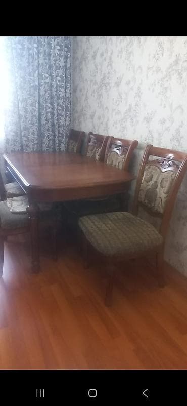 gaming masa: Klassik üslubda yemək otağı dəsti - Material: təbii ağac karkas — 1