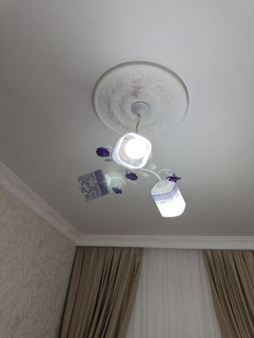 qonaq otagi lusturlari: Çılçıraq, 3 lampa, Metal — 2