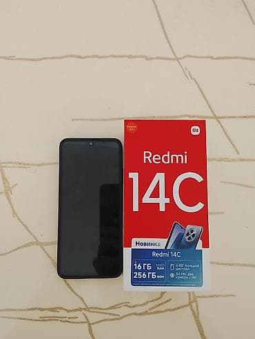 redmi a05: Redmi 14C, 256 GB, rəng - Qara, Simsiz şarj — 1