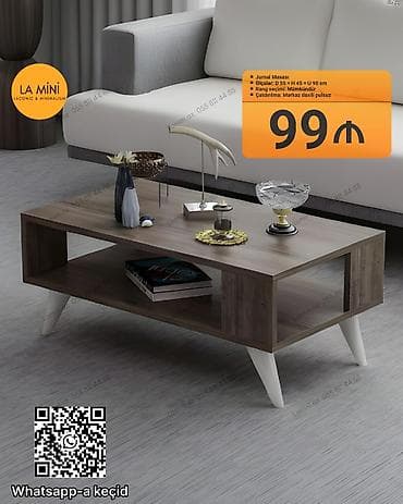 Düz masa, Açılmayan, Təkərsiz, Teksturalı laminat, Zəmanətsiz