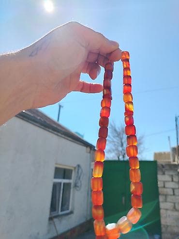 təşbeh: - Material: Katalin kehraba (bakelit əsaslı köhnə katalin tərkibli) - — 2