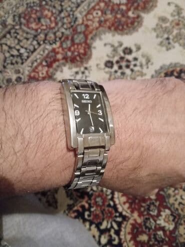 Bijuteriya: Seiko kişi qol saatı - Brend: Seiko - Korpus: paslanmayan polad — 2