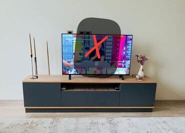 Rəflər: Tv stend_110azn 1.80uzunluqda. Hec bir problemi yoxdur. Melissa — 1